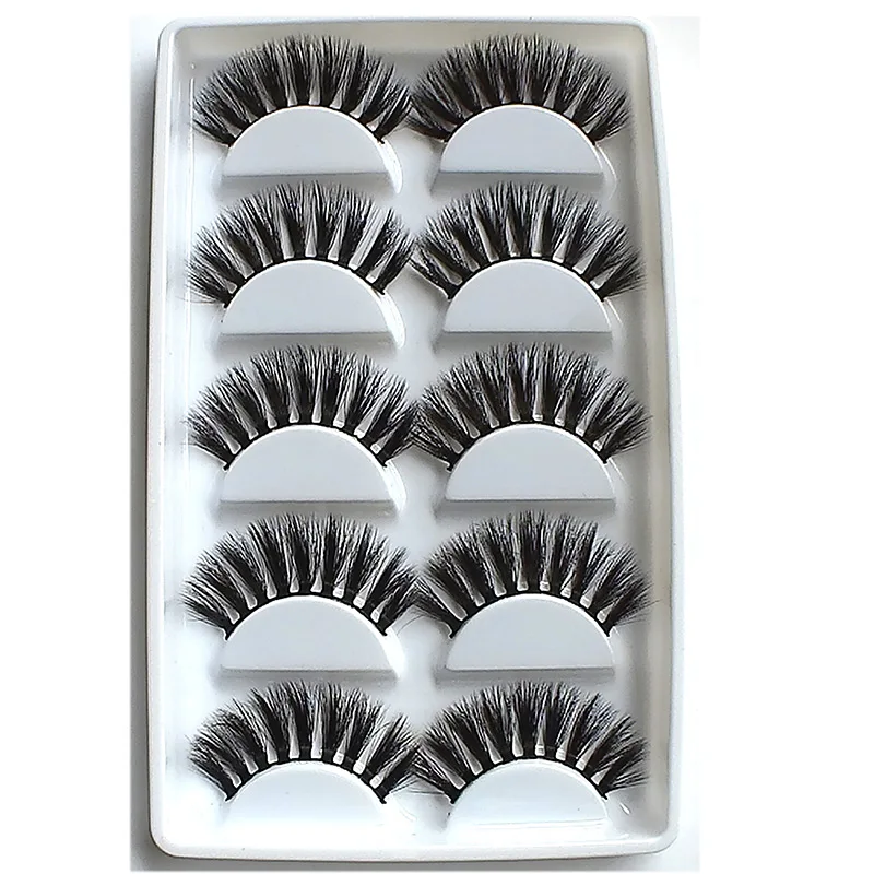 3D Mink Soft Long Natural Thick Makeup Eye Lashes False Eyelashes Black eyelash beauty kirpik