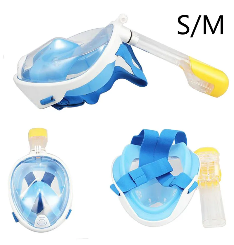 Детская маска для подводного плавания, набор для подводного плавания, маска для подводного плавания, маска для подводного плавания - Цвет: Светло-желтый