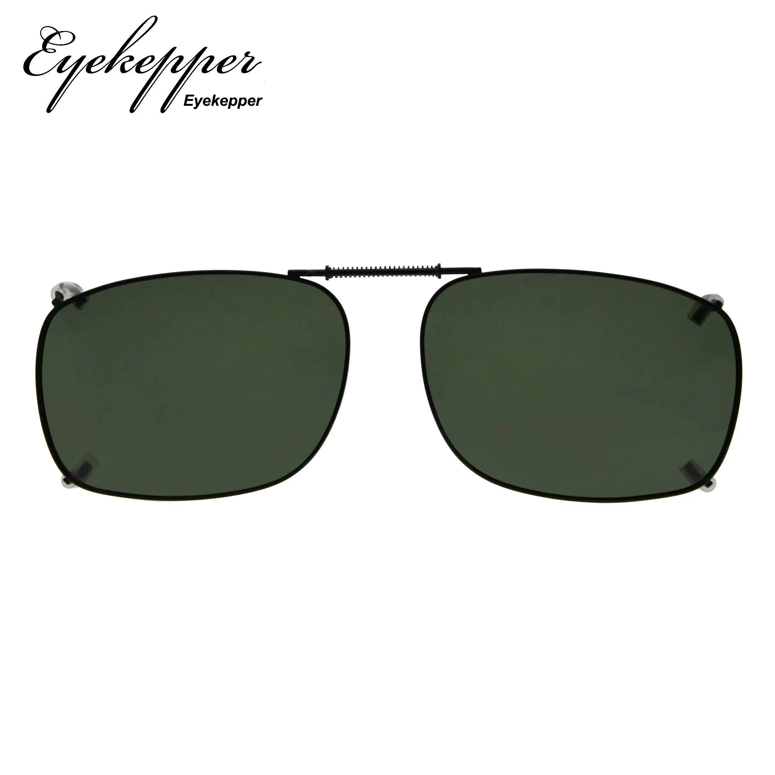 

C64 Eyekepper Metal Frame Rim Polarized Lens Clip On Sunglasses 51*37MM