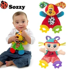 Sozzy Baby Toy Baby Mobiles Series Baby Plush Teether Dolls Intellectual Development Emotional Gripping Sensory Visual Toy #B
