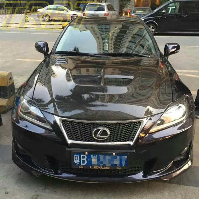 lexus hood carbon fiber is250 parts bonnet engine 2006 styling 2008 2007 tuning case 2009 hoods