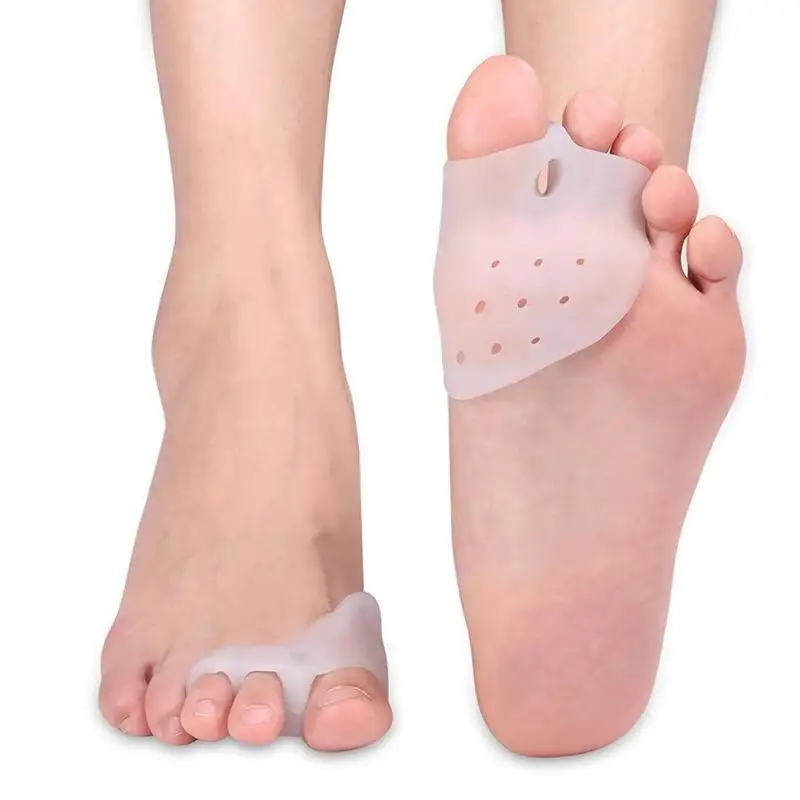 

Silicone Hallux valgus Braces Toe Separator Silica Gel Insoles Toe Align Corrector Toe Separator Toes Rehabilitation Bunion Care