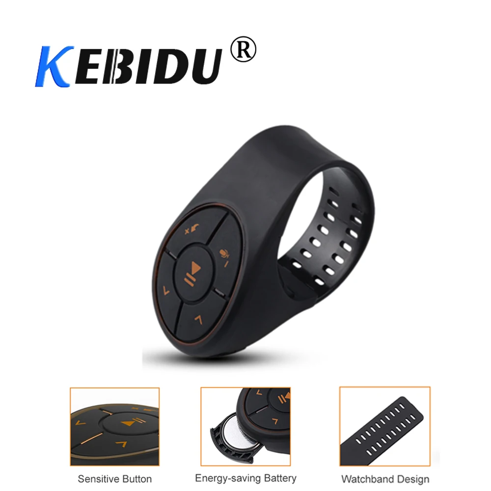 

kebidu Touch-tone Wirless Bluetooth Receiver Chain Type Music Receiver for Smart Phones Use CR2032 Button Battery