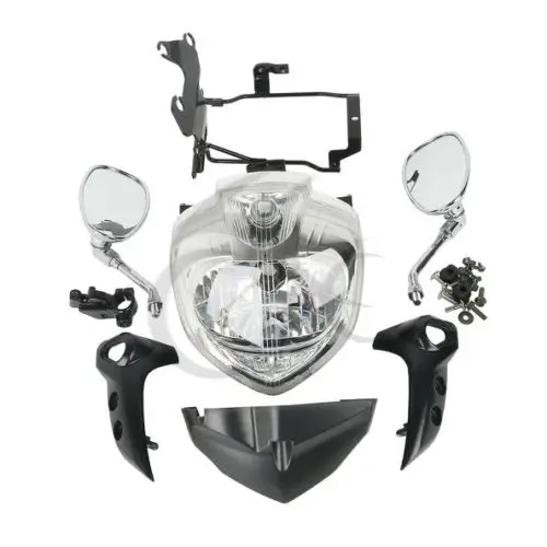Motorcycle Headlight Set Head Light Lamp Assembly For Yamaha FZ6 FZ6N