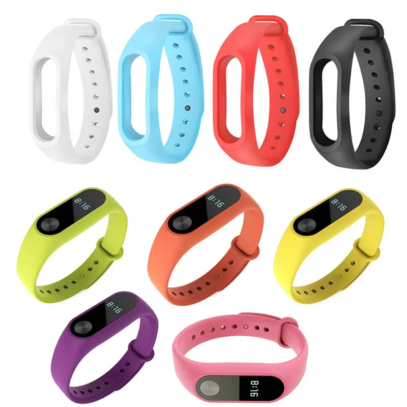 

Colorful Silicone Wrist Strap Belt Bracelet Alternative Accessories for Miband 2 Xiaomi Mi Band 2 TH36