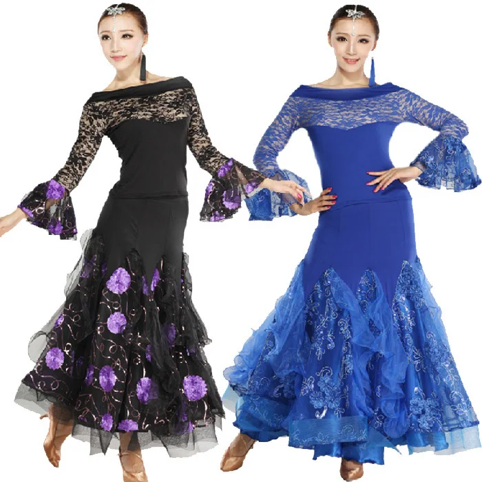 Lady Waltz Dance Dresses For Ballroom Dancing Standard Ballroom Dresses