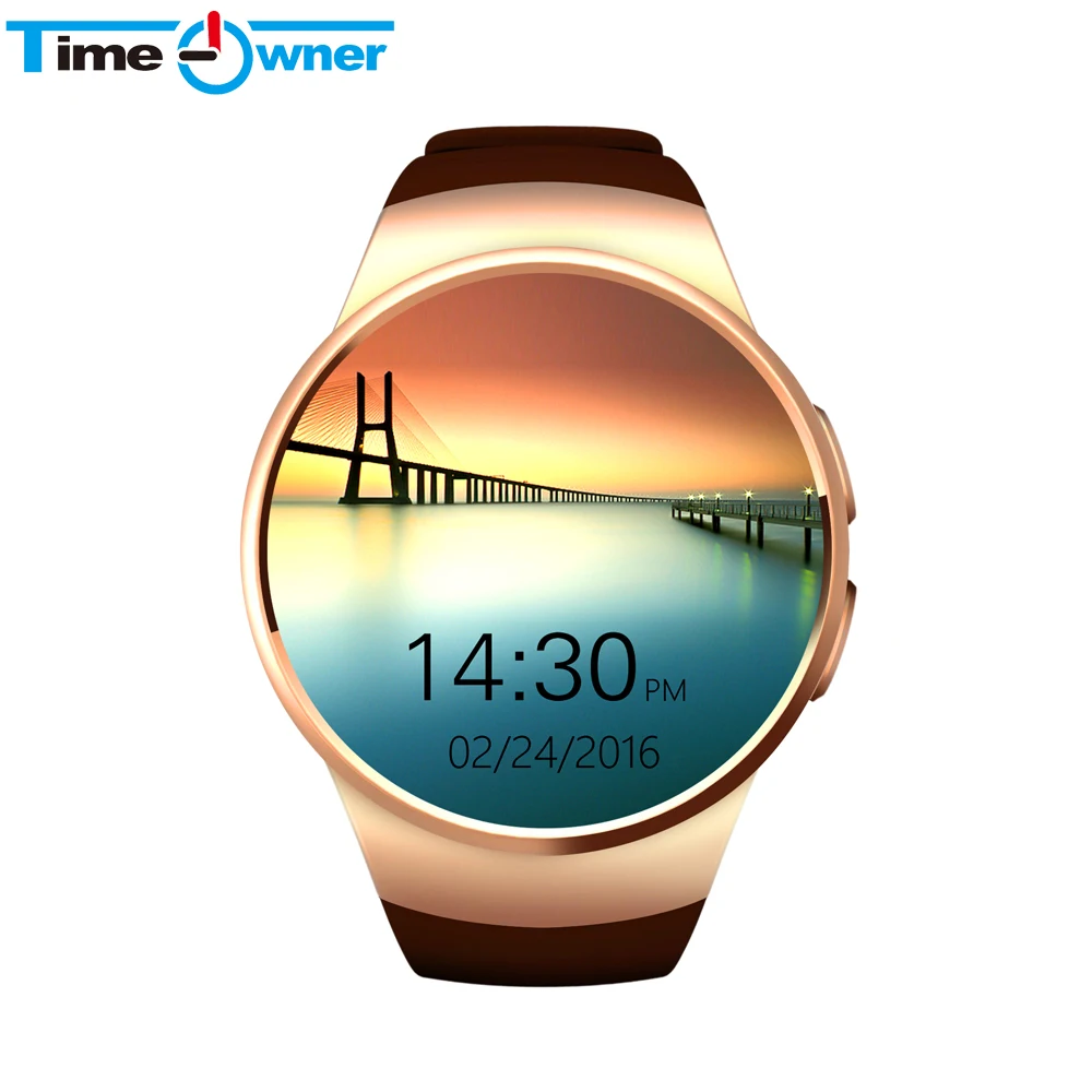 Смарт часы TimeOwner KW18 Android монитор сердечного ритма фитнес трекер умные с sim картой TF
