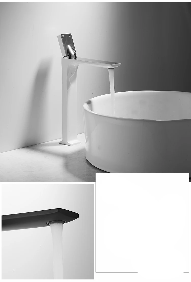 Черный смеситель для ванной комнаты с одной ручкой на бортике, водопроводный кран для холодной и горячей воды, смеситель для ванной комнаты, кран для раковины, краны AL-7823H