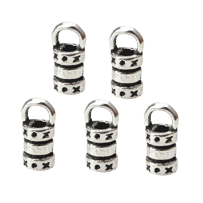 50pcs/lot 10*5mm Silver Alloy Jewelry Connectors Bracelet Charm