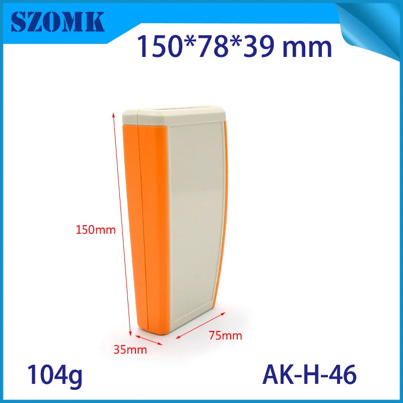 szomk handheld plastic box for electronics project 2x AA plastic enclosure for electronics plastic case custom device box equipment enclosure housing instrument case (8)