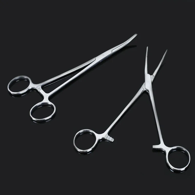 

Fishing Pliers Curved Tip Round Handle Stainless Steel Portable Line Cutter Hook Remover Multi-functional Multitool Outdoor Tool