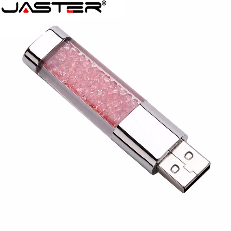 JASTER модная дверная ручка со стразами металлический USB флеш-накопитель 8 ГБ 16 ГБ 32 ГБ 64 ГБ ювелирные изделия карта памяти подарки usb creativo