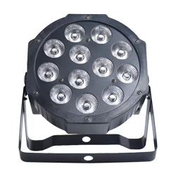 12x12 Вт RGBW 4в1 led par свет стробоскоп эффект лампы для dj, вечерние, бар, ktv, дискотека - Цвет: black