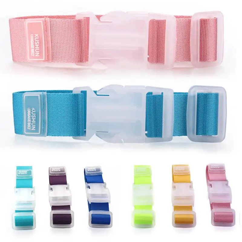 

Travel Elastic Luggage Straps Adjustable Strap Travel Luggage Belt Suitcase Strap New Brand Candy Color