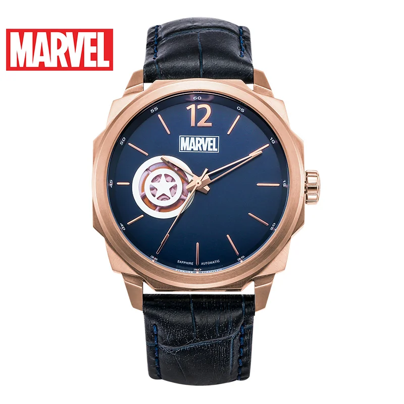 Disney официальный оригинальный Marvel Капитан Америка автоматические часы