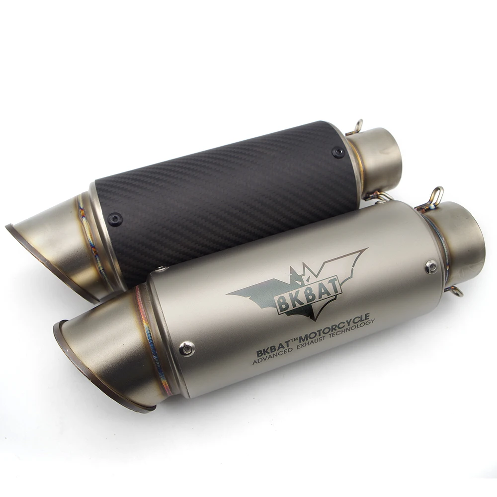 

#14 Motorcycle 51mm/61mm Carbon fiber with DB killer exhaust pipe For msx125 yamaha fazer mt 09 cb150r fz6