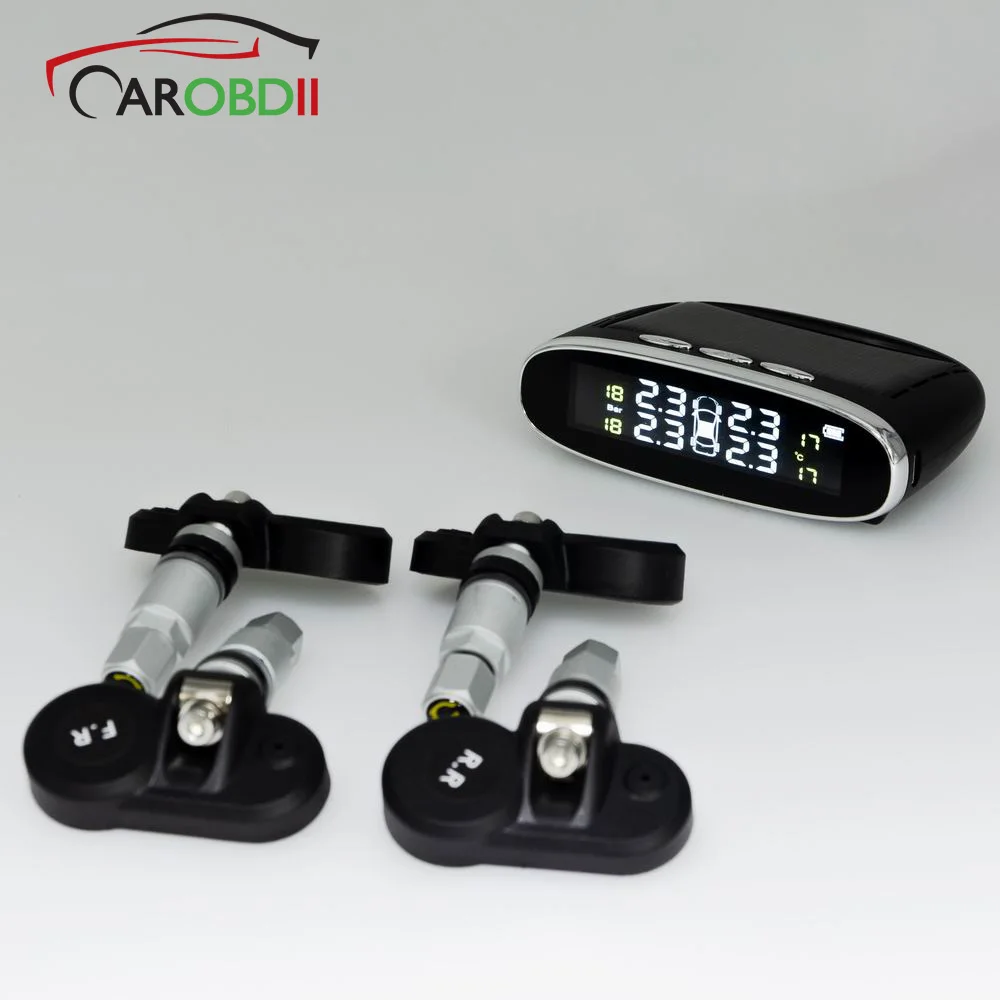 

Auto Car Security Alarm Systems with Internal External Sensor Solar TPMS Smart Car TPMS Tire Pressure Monitoring System