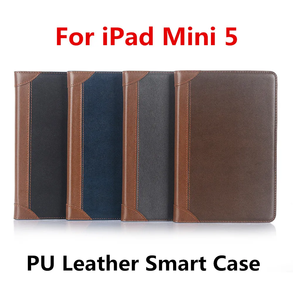 

Protective PU Leather Flip Stand Case Cover For Apple iPad Mini 5 7.9'' Book Cover Case For iPad Mini 5 2019 Smart Case Cover