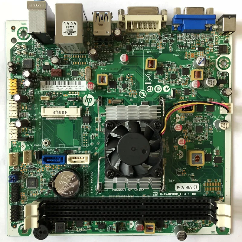 

722256-502 For HP 110 Series Motherboard Camphor w/ AMD Kabini CPU PN 721891-001/002 722256-501/502/602 Good Quality Almost New