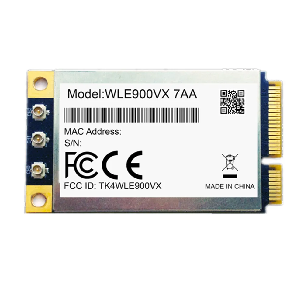 

Compex WLE900VX Atheros QCA9880 802.11AC 1300Mbps 3x3 Dual Band 2.4/5GHz MINI PCI-E Card