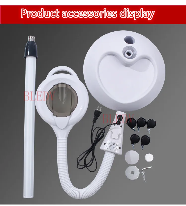 Tatuagem de Inspeção de Luz sem Sombras de Luz de Leitura Highquality Levou Escurecimento Lupa Médica Beleza Anel Fria Luzes Led 15 Luminárias de pé