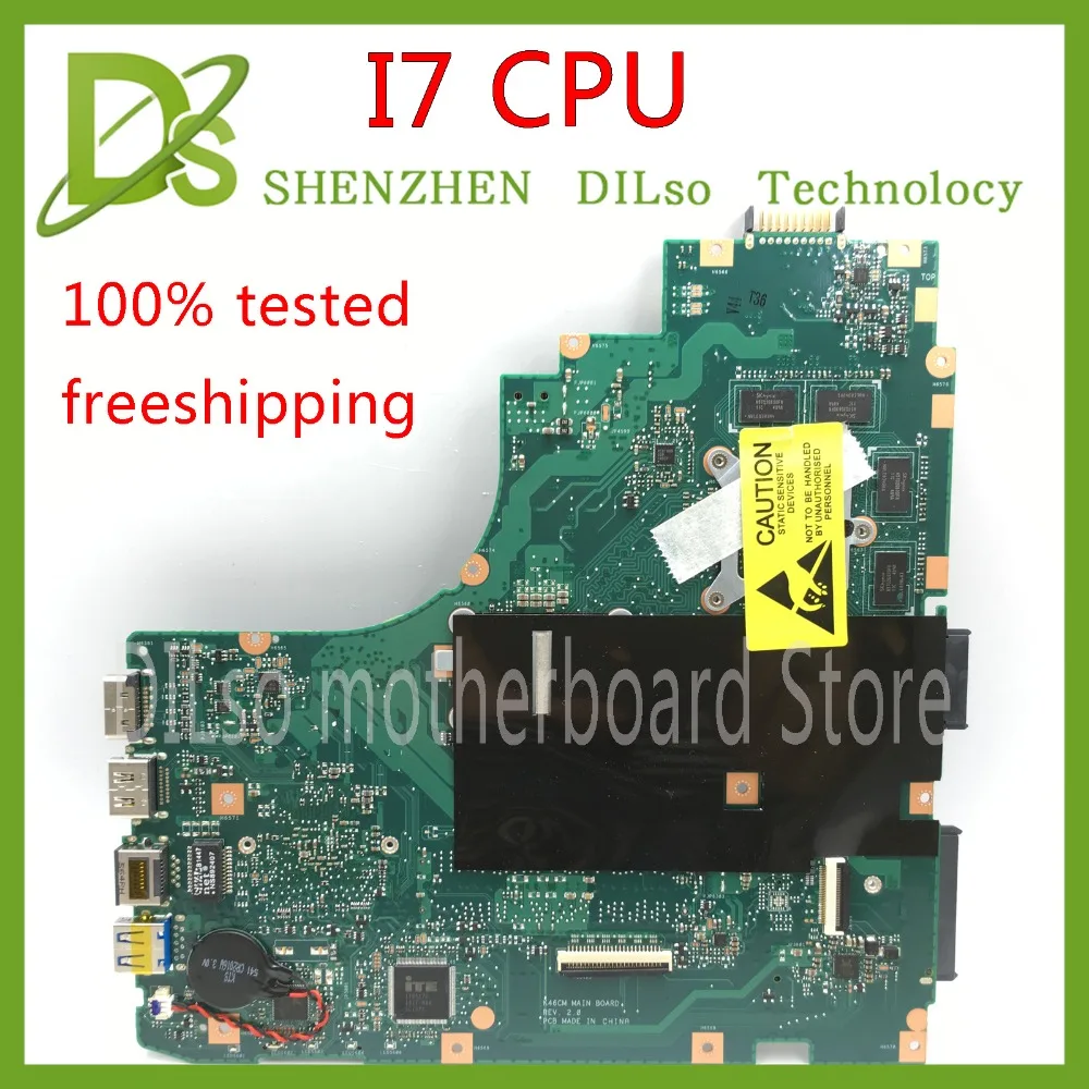 KEFU K46CB GT740M для ASUS K46CM K46CA K46C S46CB интегрированная материнская плата ноутбука с I7 3537U