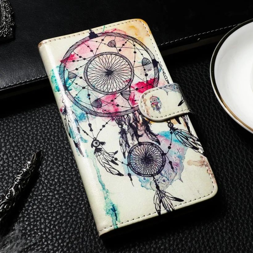 Stand Flip Leather Case For Samsung Galaxy Note 10 Plus 3 5 9 Note3 Note III Note4 Note10 Wallet Case PU Painted Bags Fundas - Цвет: G096