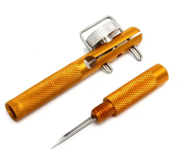 Aluminum Alloy Fishing Line Knotter Fish Hook Tier with Sub line Tier