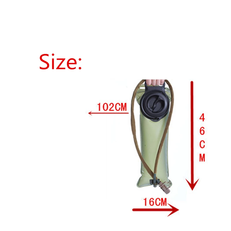 3L EVA мешок воды рюкзак мочевого пузыря гидратации пакет Пешие прогулки Кемпинг Велоспорт