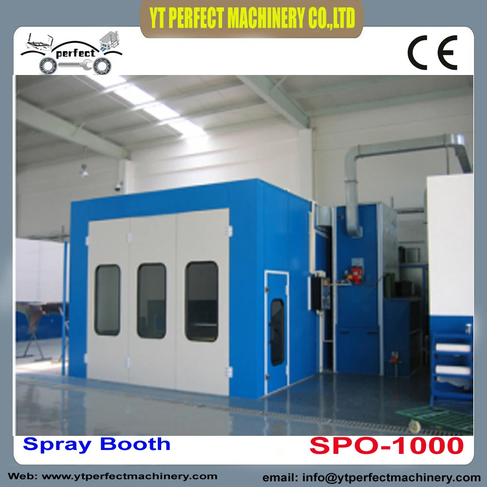 SPO 1000 CE approved high quality used spray booth for salein Paint