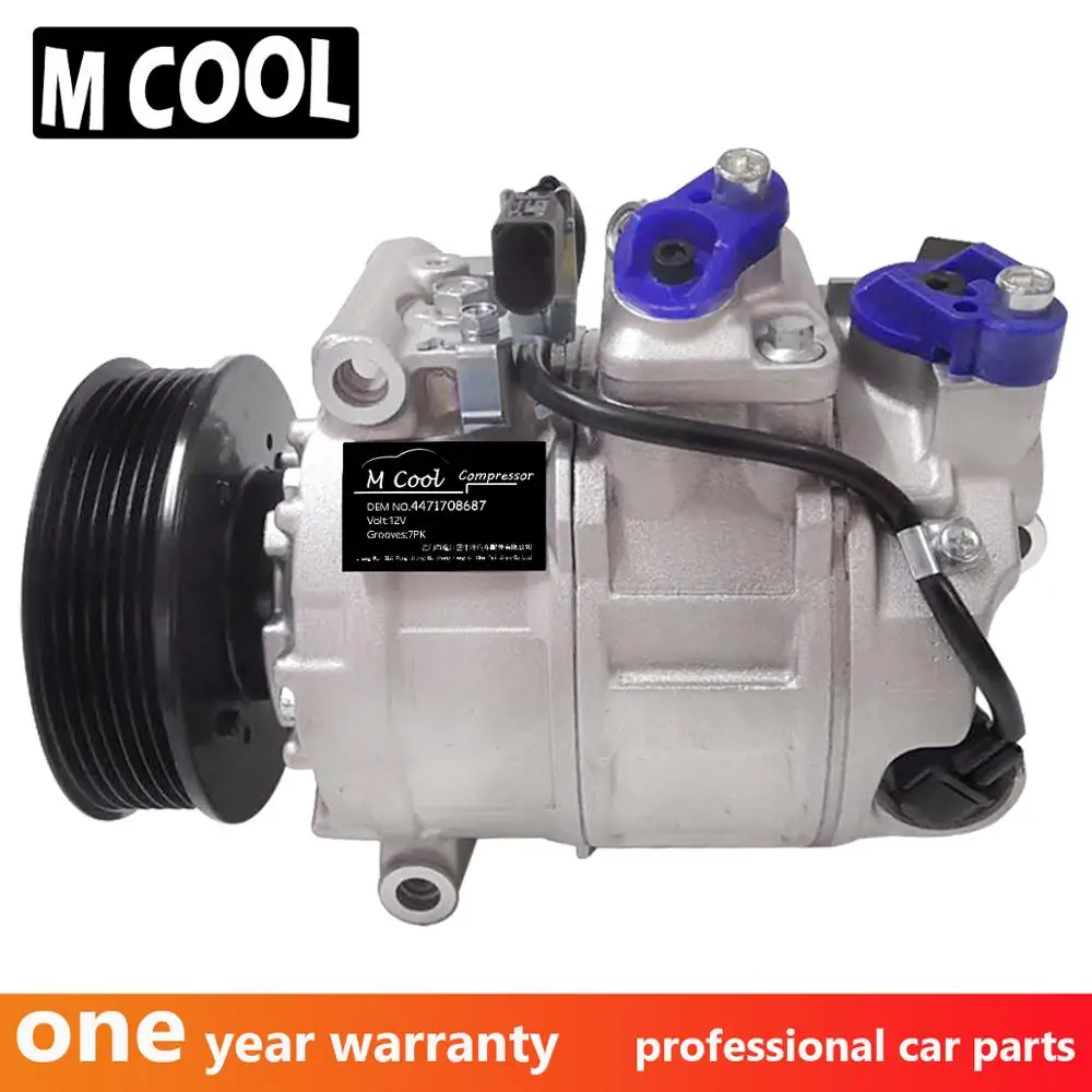 

A/c air conditioning cooling compressor For Bentley CON-TINENTAL FLYING SPUR 6.0 4471907590 4471708686 3B0820803C 3W0820803