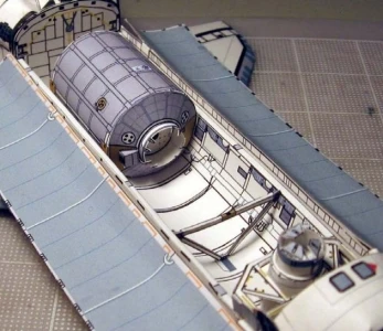 3D бумажная модель аэрокосмического корабля "сделай сам"
