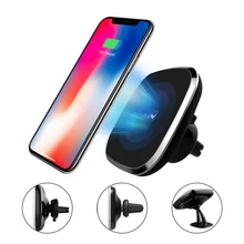 Nillkin Ци Беспроводной Зарядное устройство Pad 360 градусов Регулируемый Беспроводное зарядное устройство для Samsung S8 S8 плюс S7 для iPhone 6 S 7 7 Plus автомобилей стол