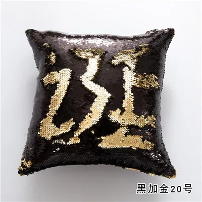 liyuan Illucity DIY буквы блесток декоративные подушки 400 мм x 400 мм - Цвет: liyuan
