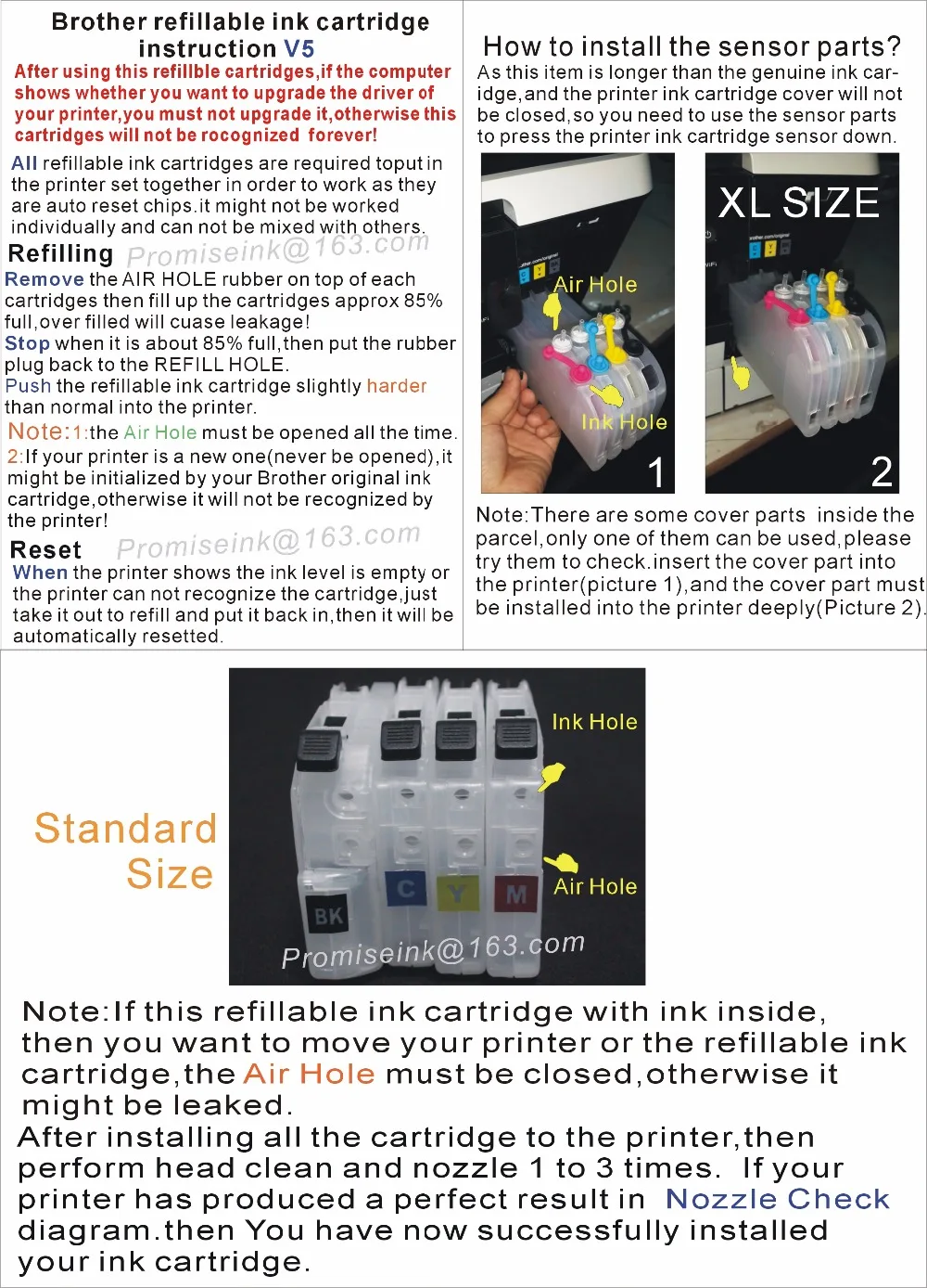 - Magenta Ink Brothor Genuine LC161 Standard Ink Cartridge for J470DW//J650DW//J870DW