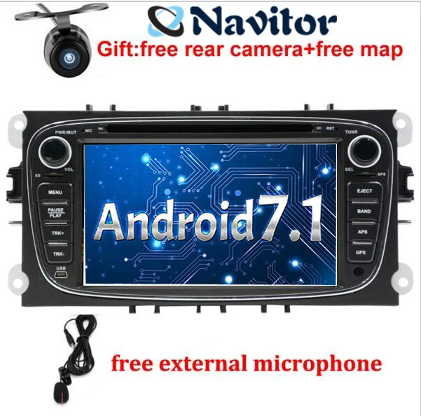 2G + 32G 2 Din 7 &quotAndroid 1 автомобильный dvd плеер для FORD/FOCUS 2/MONDEO/S MAX/CONNECT 2008 2009 2010 2011