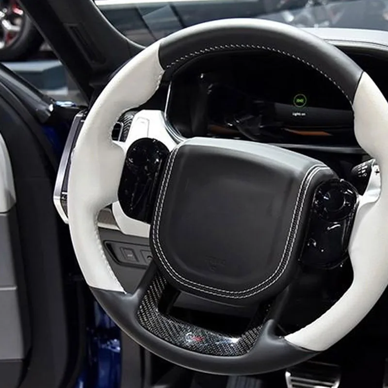 Отделка рулевого колеса из настоящего углеродного волокна для Range Rover Sport 2014 2019 RR