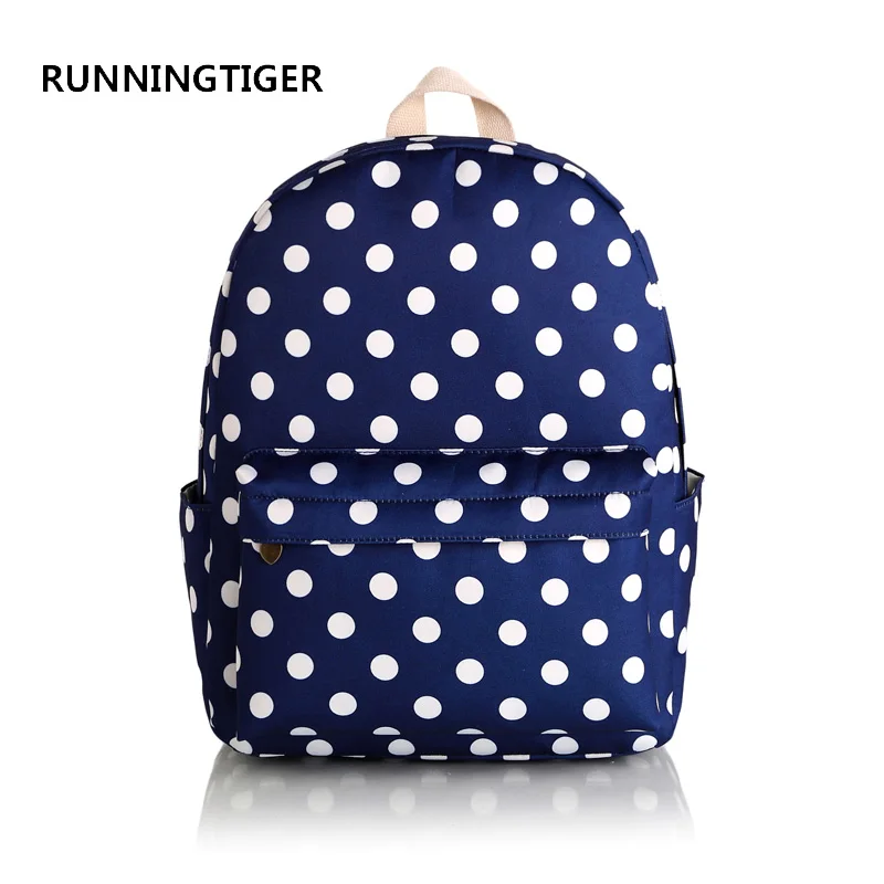 RUNNINGTIGER холщовый рюкзак для женщин школьные сумки девочек дорожные рюкзаки с