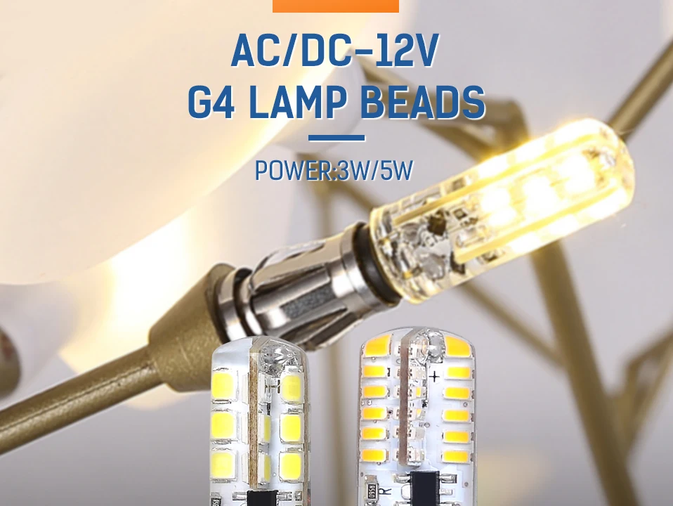 Новый высококачественный AC/DC12V G4 Светодиодный 3 Вт 5 Вт кукурузный светильник SMD2835 лампа супер яркая замена галогенная лампа светодиодный