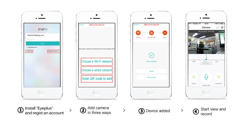 wetrans surveillance camera app