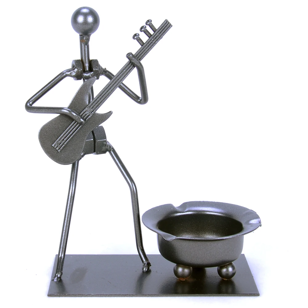 Free Shipping Metal Crafts Music Man Ashtray Fashion Iron Ashtray Creative Desk Ornaments boyfriend Dad Gifts Bar Decor Free Shipping Metal Crafts Music Man Ashtray Fashion Iron Ashtray Creative Desk Ornaments boyfriend Dad Gifts Bar Decor