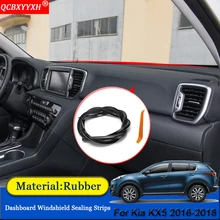 QCBXYYXH автомобиль-Стайлинг автомобиля резиновые анти-звуконепроницаемые не пропускающие шума пылезащитный приборной панели автомобиля Лобовое стекло уплотнительные полосы для Kia KX5