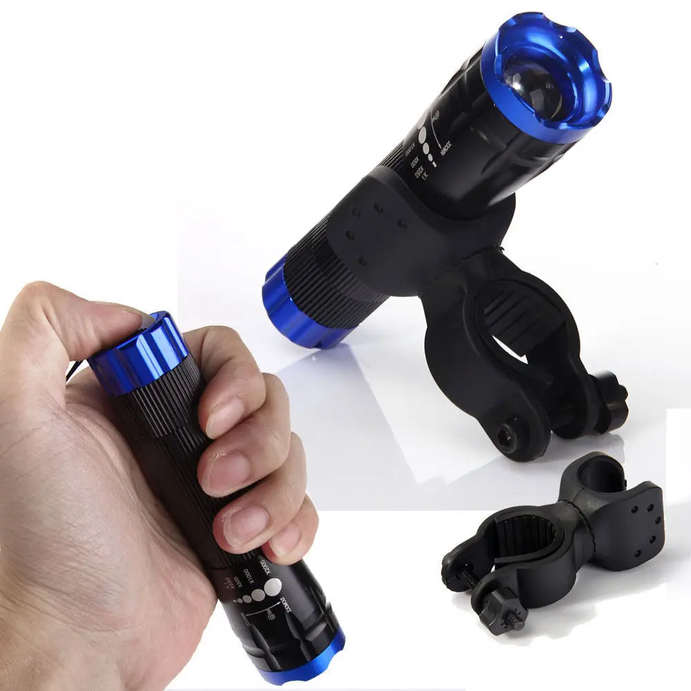 

2014 New 800 Lumen Q5 LED Cycling Bike Bicycle Flashlight Front Head Light with Mount(FLT-014-blue)
