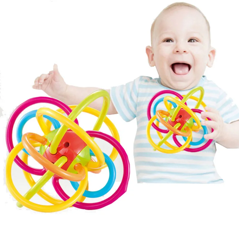 High Quality Funny Baby Toys Small Loud Bell Ball/Grind Baby Teeth