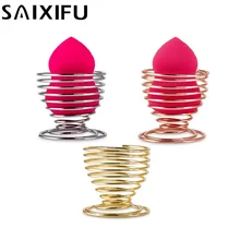 3 цвета макияж губки держатели косметический Puff Дисплей Стенд тыквообразный спонж яйцо сушилка кронштейн макияж поддержка QT11