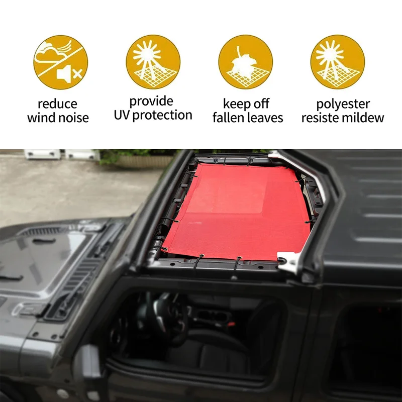 Автомобильный чехол SHINEKA для jeep wrangler jl 2018 + аксессуары крыши защита от УФ лучей