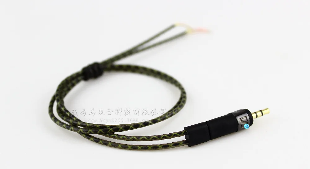 High Quality 1m Replacement Extension Stereo Audio Cable Cord for Sennheiser IE800 IE 800 Headphone Ear Bud