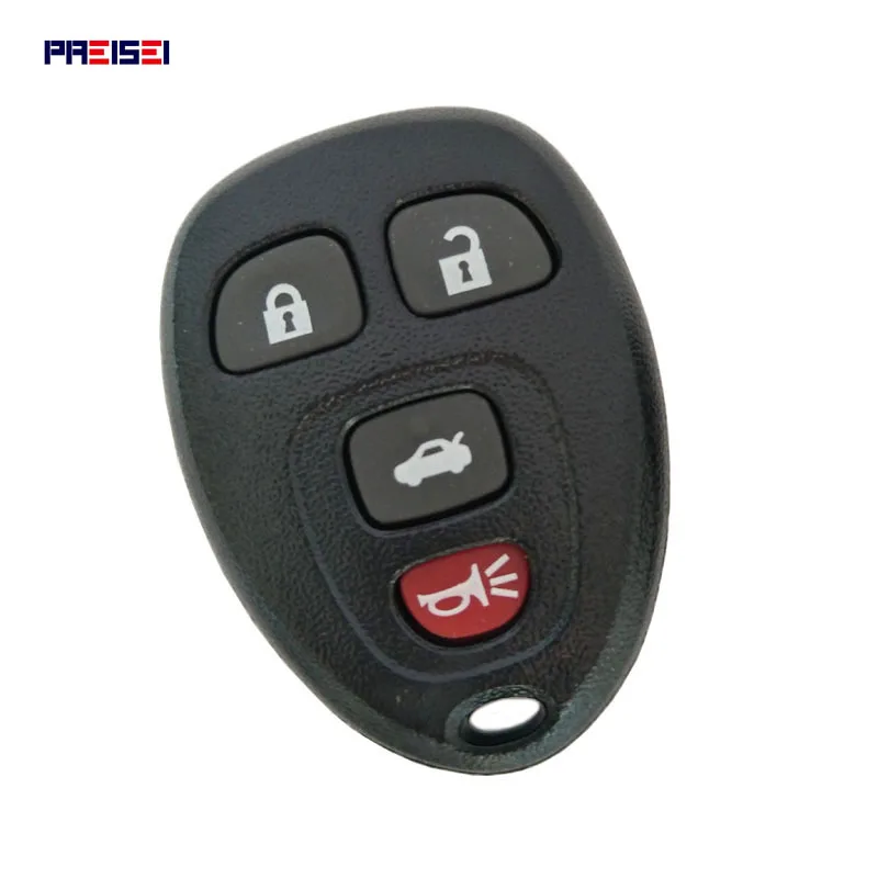 

PREISEI 4 Button Replacements Car Key Remote Control Shells For GM Buick Key Fob Case Dropshipping Accessories