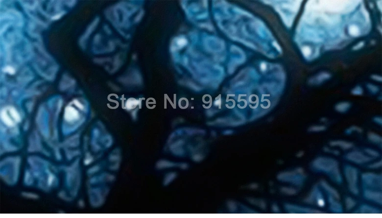 Пользовательские 3D фото обои Современное Абстрактное Искусство голубое звездное небо деревья Гостиная ТВ фон настенные украшения Фреска домашний декор