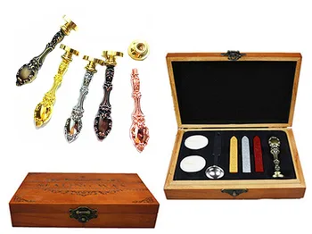 

Customize logo Personalized image custom seal wax sealing stamp wedding Invitation Retro antique stamp set free shipping